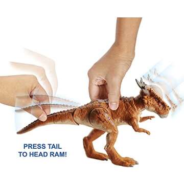 Jurassic World Savage Strike Dinosaur Action Figures in Smaller Size with Unique Attack Moves like B...