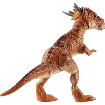 Jurassic World Savage Strike Dinosaur Action Figures in Smaller Size with Unique Attack Moves like Biting, Head Ramming, Wing flapping, Articulation and More