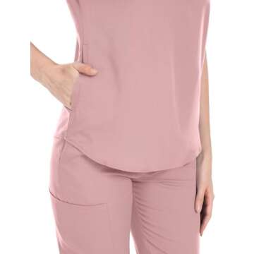 Stylish niaahinn Scrubs Set for Women Nurse Uniform