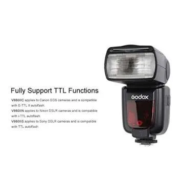 Godox Ving V860II-C E-TTL Li-ion Flash Speedlite for Canon Cameras 6D 50D 60D 1DX 580EX II 5D Mark II III