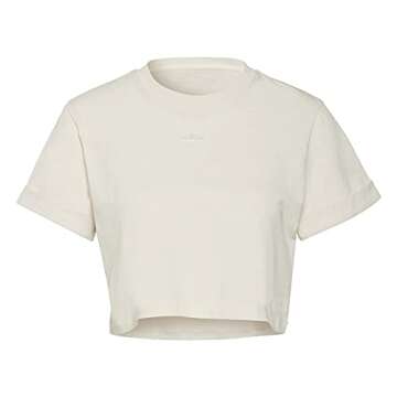 adidas Originals Women's Tee, Wonder White, X-Small