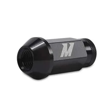 Mishimoto Aluminum Locking Black Lug Nuts Set, M12x1.5, 20 Pieces