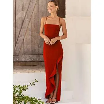 Elegant ANRABESS Bodycon Maxi Dress for Summer Events