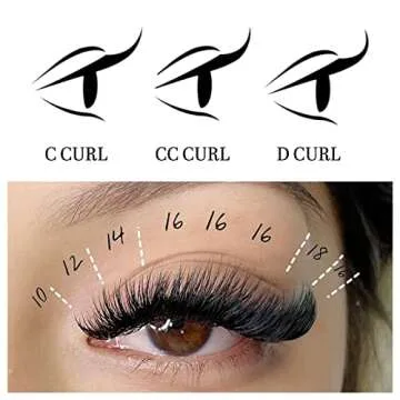 VEYES INC Easy Fan Volume Lash Extensions 0.05 D Curl
