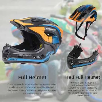 ROCKBROS Kids Full Face Helmet