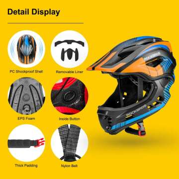 ROCKBROS Kids Full Face Helmet