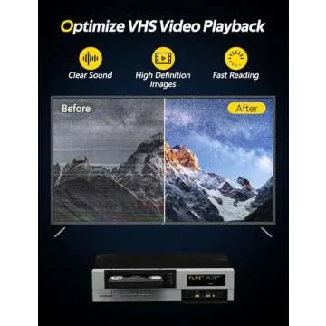 Arsvita VHS/VCR Head Cleaner, Video Head Cleaning Kit for VHS/VCR Players, Dry