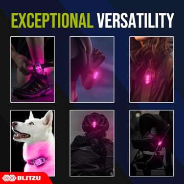 LED Safety Light Pack for Outdoor Night Activities