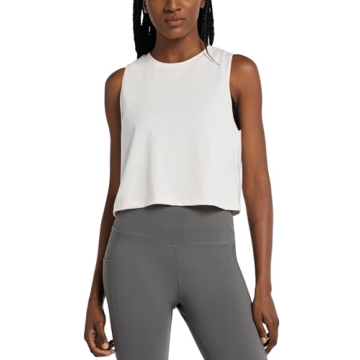 BALEAF Women's Crop Tank Tops for Gym & Yoga