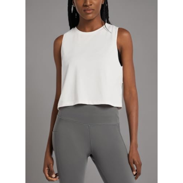 BALEAF Women's Crop Tank Tops for Gym & Yoga