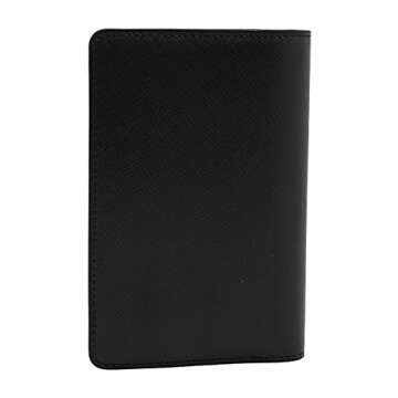 Kate Spade Staci Leather Passport Holder, Crush Proof, Black