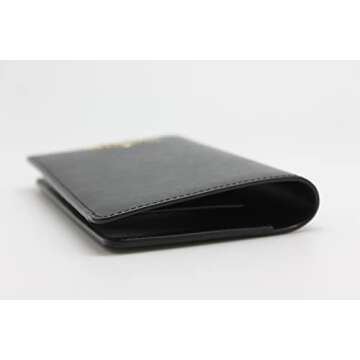 Kate Spade Staci Leather Passport Holder, Crush Proof, Black