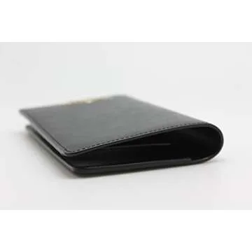 Kate Spade Staci Leather Passport Holder, Crush Proof, Black