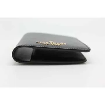 Kate Spade Staci Leather Passport Holder, Crush Proof, Black