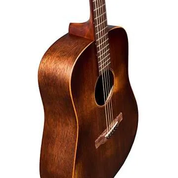 Martin Guitar D-15M StreetMaster with Gig Bag, Acoustic Guitar for the Working Musician, Mahogany Co...