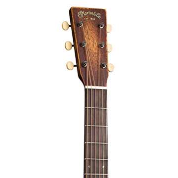 Martin Guitar D-15M StreetMaster with Gig Bag, Acoustic Guitar for the Working Musician, Mahogany Construction, Distressed Satin Finish, D-14 Fret, and Low Oval Neck Shape