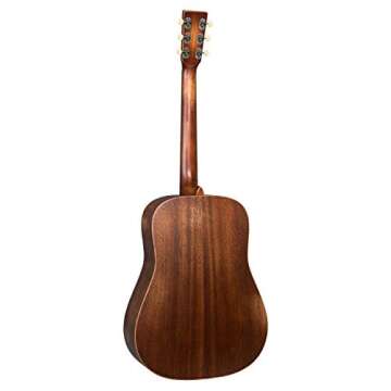 Martin Guitar D-15M StreetMaster with Gig Bag, Acoustic Guitar for the Working Musician, Mahogany Construction, Distressed Satin Finish, D-14 Fret, and Low Oval Neck Shape