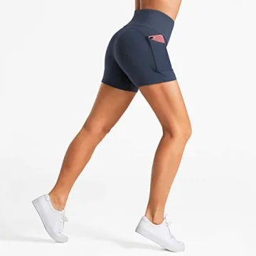 Dragon Fit High Waist Yoga Shorts with Pockets and Tummy Control