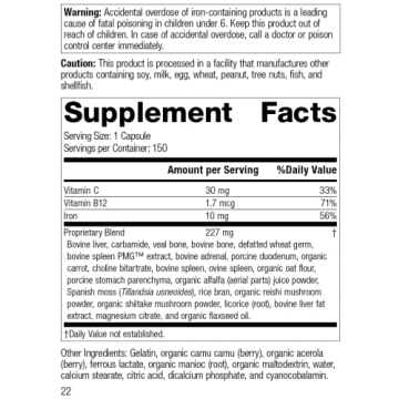 Ferrofood Iron Supplement for Healthy Blood and Energy