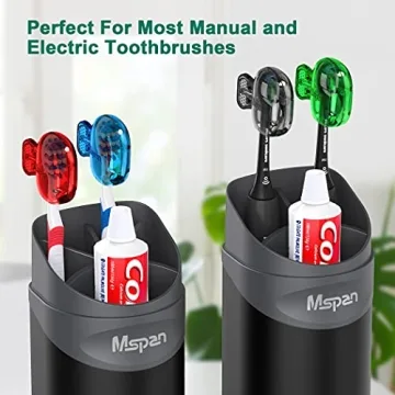 Mspan Toothbrush Head Cover Caps for Complete Hygiene