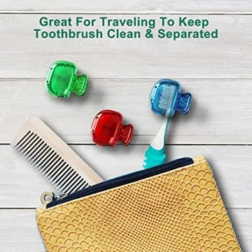 Mspan Toothbrush Head Cover Caps for Complete Hygiene