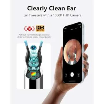 BEBIRD Note 5 Ear Cleaner with HD Camera and Tweezers