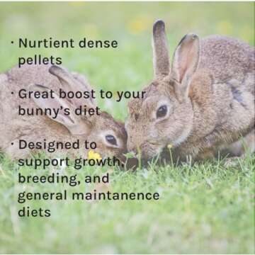 Organic Rabbit Food Pellets - Soy-Free & High Protein Nutrients