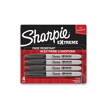 Durable SHARPIE Extreme Permanent Markers - 4 Count