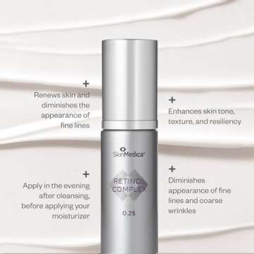 SkinMedica Retinol 0.25 Complex - Retinol Serum for Face, Age-Defying Advanced Retinol Cream That Renews Skin and Diminishes the Appearance of Fine Lines and Wrinkles, 1 Fl Oz