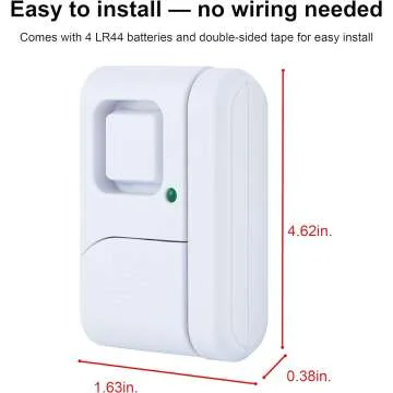 GE Home Security Window and Door Alarm - 2 Pack