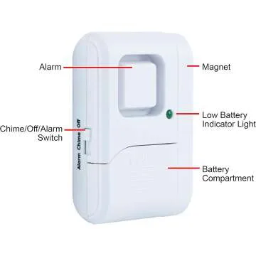 GE Home Security Window and Door Alarm - 2 Pack