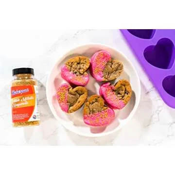 Bakerpan Silicone Heart Mold Set for Heart-Shaped Treats