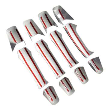 BENXUTO Glossy Black Door Handle Covers for Chevrolet and GMC