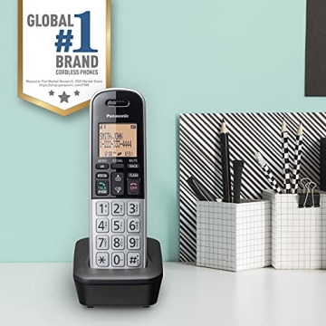 Panasonic Compact Cordless Phone - DECT 6.0 Technology