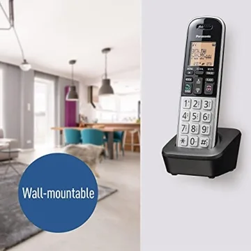 Panasonic Compact Cordless Phone - DECT 6.0 Technology