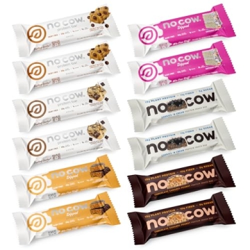 No Cow Protein Bars Sampler - Vegan, Gluten-Free Snacks