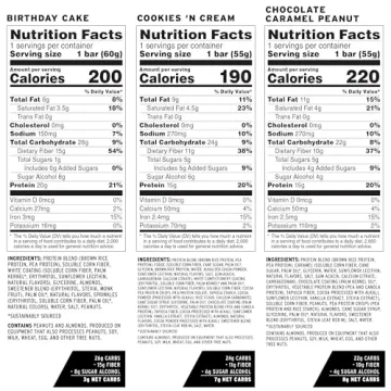 No Cow Protein Bars Sampler - Vegan, Gluten-Free Snacks