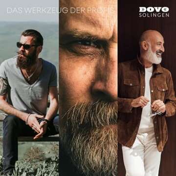 DOVO Silver Shavette Satin Finish Straight Razor Set