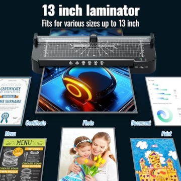 KEJECTOR 13" Laminator - Fast Hot & Cold Laminating Solution