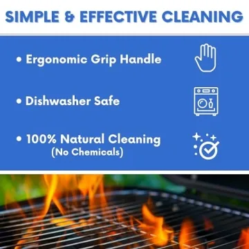 Grill Daddy BBQ Steam Brush for Effortless Grill Cleaning