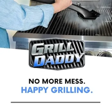 Grill Daddy BBQ Steam Brush for Effortless Grill Cleaning