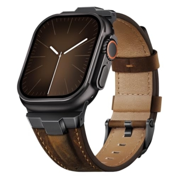 Genuine Leather Apple Watch Ultra Band - Rugged & Durable