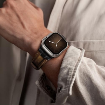 Rugged Genuine Leather Apple Watch Ultra Band