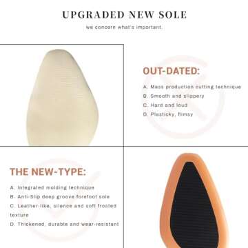 MIRAAZZURRA Women Sling Back Pumps Chunky Heels Sexy Splicing Round Toe Casual Wedding Shoes for Wom...