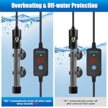 Vatalley Mini Aquarium Heater for Freshwater and Saltwater
