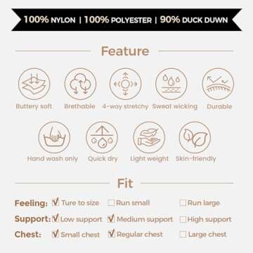 Aoxjox Women Penelope Puffer Vest Lightweight Autumn Winter Outerwear Warm Stand Collar Cropped Down with Pockets (Black, X-Small)