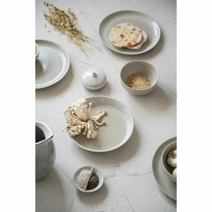 Bloomingville 9.5" Stoneware Pitcher in Bone