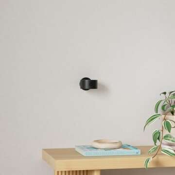 Lightbiz LED Wall Lights with Remote, RGB Ambience Wall Sconces Lamp 3000mAh Rechargeable Battery Op...