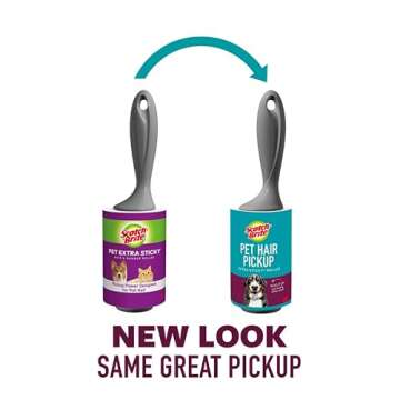 Scotch-Brite Pet Extra Sticky Lint Roller For Pet Hair, Furniture, And Clothes, 1 Roller, 95 Sheets