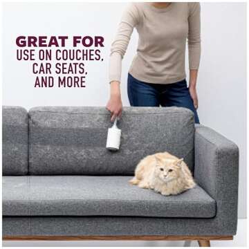 Scotch-Brite Pet Extra Sticky Lint Roller For Pet Hair, Furniture, And Clothes, 1 Roller, 95 Sheets